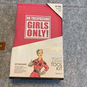 A girls only garage project and repair tool. Kit has never been open.